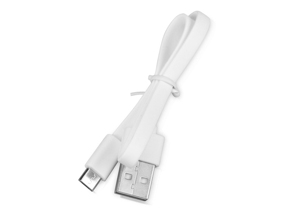 Кабель USB 2.0 A - micro USB, белый - купить оптом