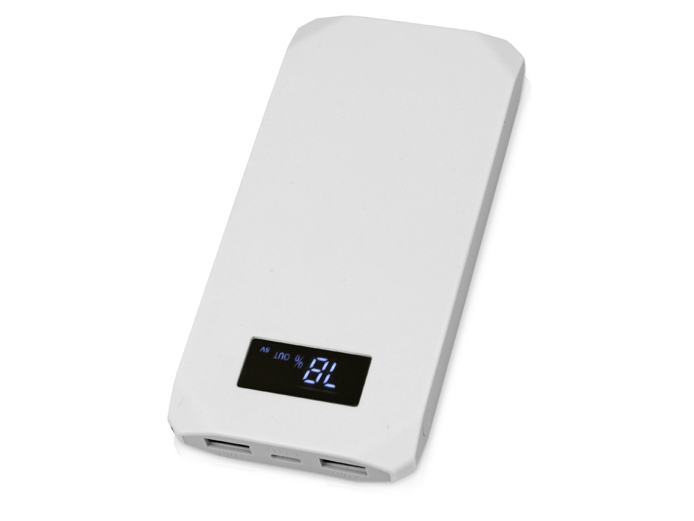 Портативное зарядное устройство Quickr с функцией быстрой зарядки, 10000 mAh, серый - купить оптом