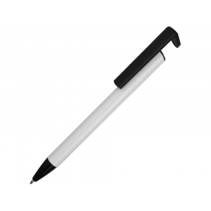Ручка-подставка шариковая Кипер Металл, белый - купить оптом