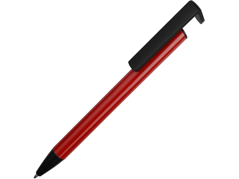 Ручка-подставка шариковая Кипер Металл, красный - купить оптом