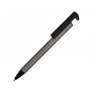 Ручка-подставка шариковая Кипер Металл, серый - купить оптом
