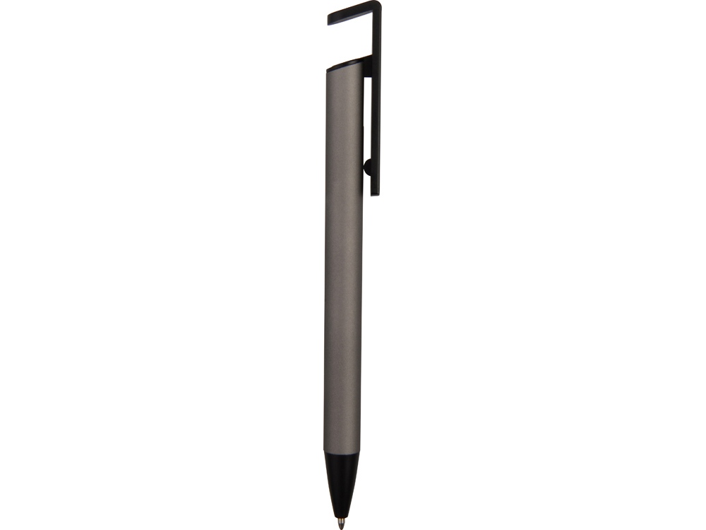 Ручка-подставка шариковая Кипер Металл, серый - купить оптом