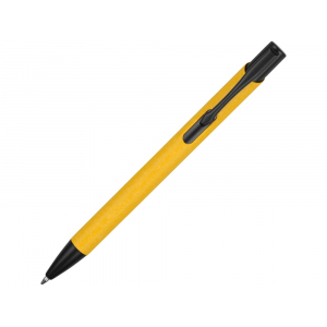 Ручка металлическая шариковая Crepa, желтый/черный - купить оптом