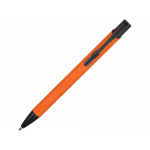 Ручка металлическая шариковая Crepa, оранжевый/черный, фото 1