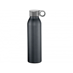 Спортивная алюминиевая бутылка Grom, черный, фото 1