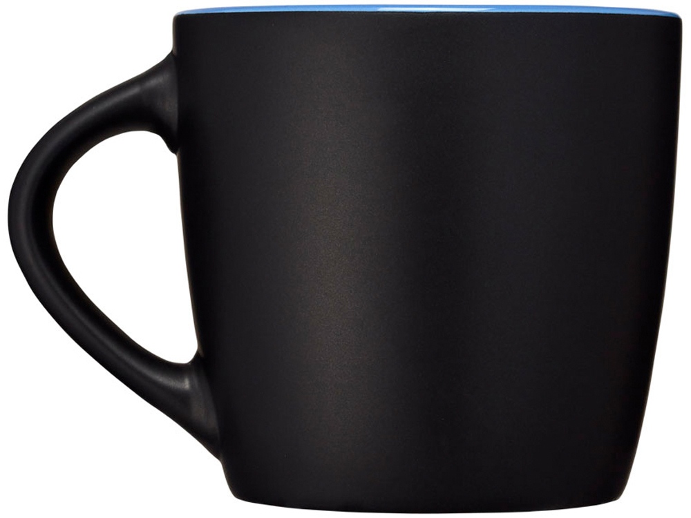 Керамическая чашка Riviera, черный/синий - купить оптом