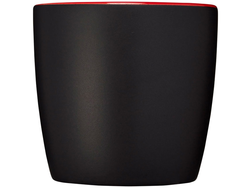 Керамическая чашка Riviera, черный/красный - купить оптом