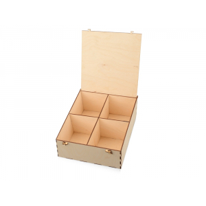 Подарочная коробка legno, натуральный - купить оптом
