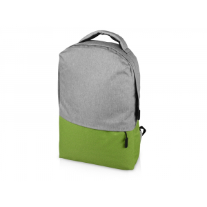Рюкзак Fiji с отделением для ноутбука, серый/зеленое яблоко - купить оптом