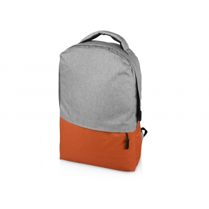 Рюкзак Fiji с отделением для ноутбука, серый/оранжевый - купить оптом