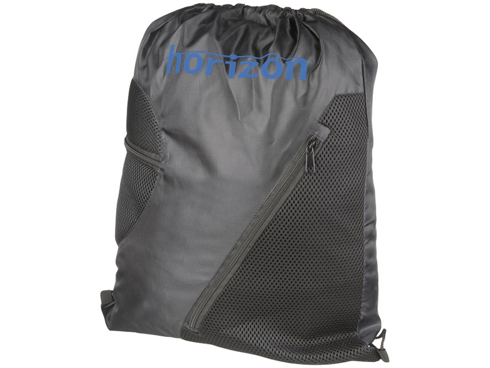 Спортивный рюкзак из сетки на молнии, черный - купить оптом