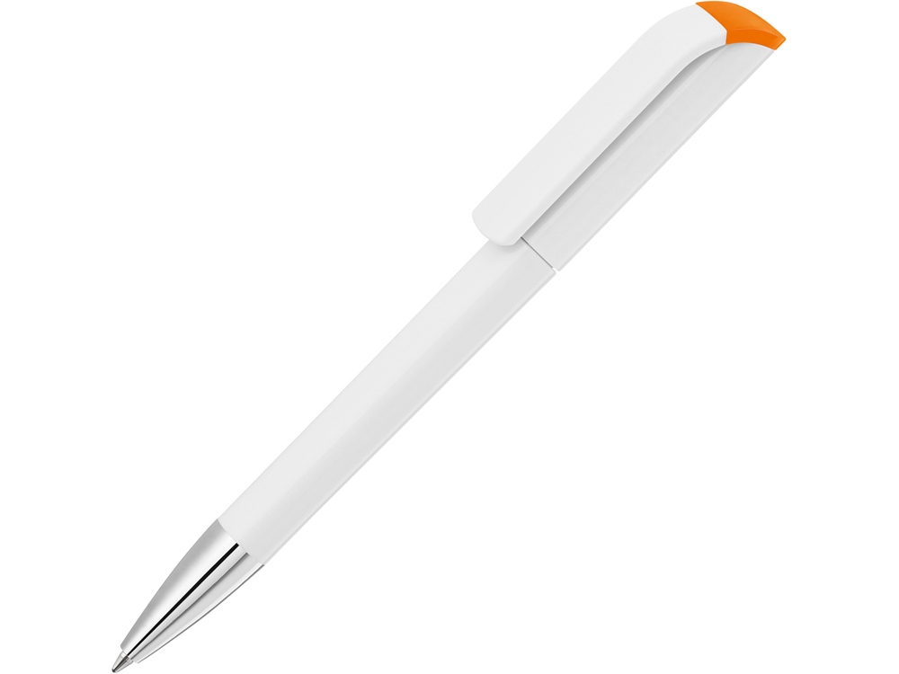 Ручка шариковая UMA EFFECT SI, белый/оранжевый - купить оптом