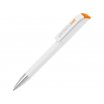 Ручка шариковая UMA EFFECT SI, белый/оранжевый, фото 1