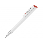 Ручка шариковая UMA EFFECT SI, белый/красный, фото 1