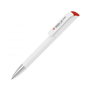 Ручка шариковая UMA EFFECT SI, белый/красный - купить оптом
