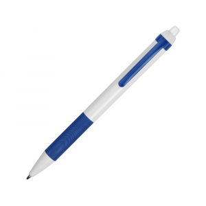 Ручка пластиковая шариковая Centric, белый/синий - купить оптом