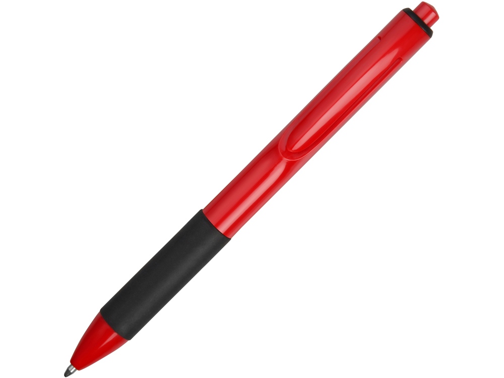 Ручка пластиковая шариковая Band, красный/черный - купить оптом