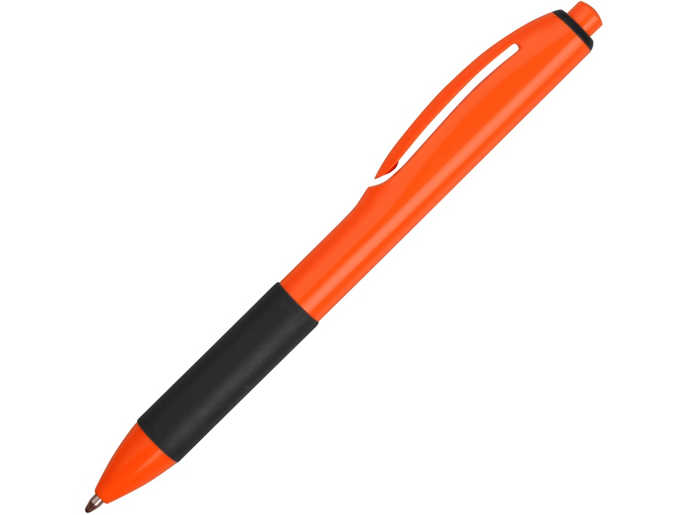 Ручка пластиковая шариковая Band, оранжевый/черный - купить оптом