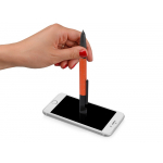 Ручка-стилус металлическая шариковая многофункциональная (6 функций) Multy, оранжевый, фото 4