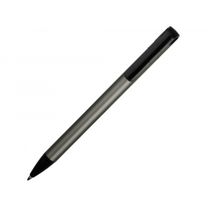 Ручка металлическая шариковая Loop, серый/черный - купить оптом