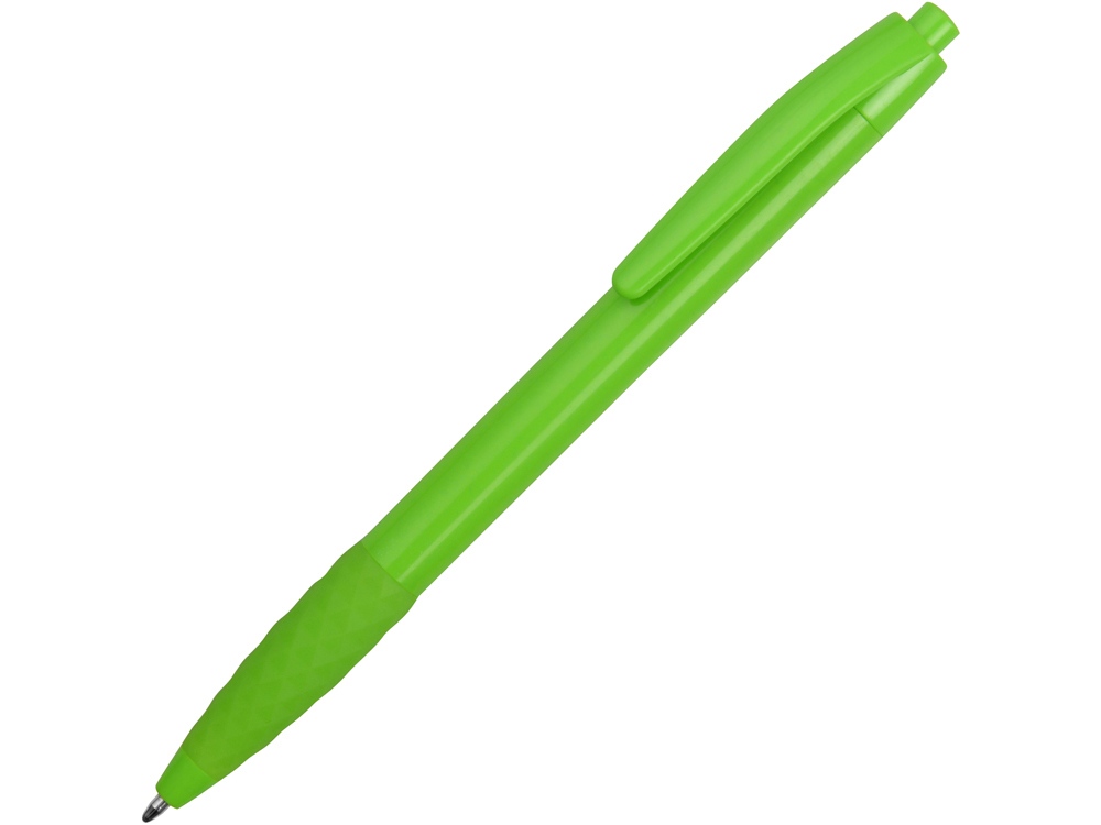 Ручка пластиковая шариковая Diamond, зеленое яблоко - купить оптом