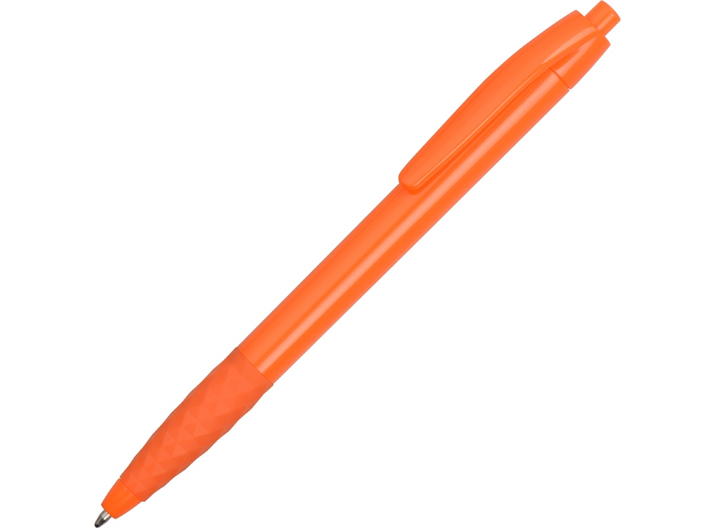 Ручка пластиковая шариковая Diamond, оранжевый - купить оптом