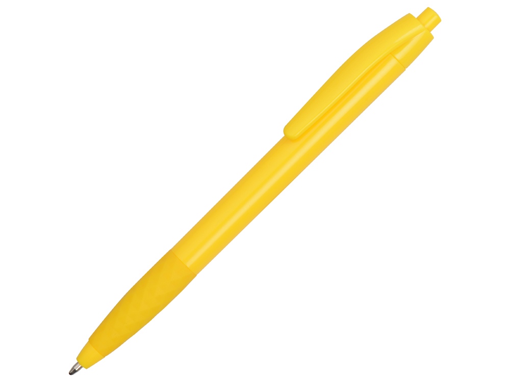 Ручка пластиковая шариковая Diamond, желтый - купить оптом