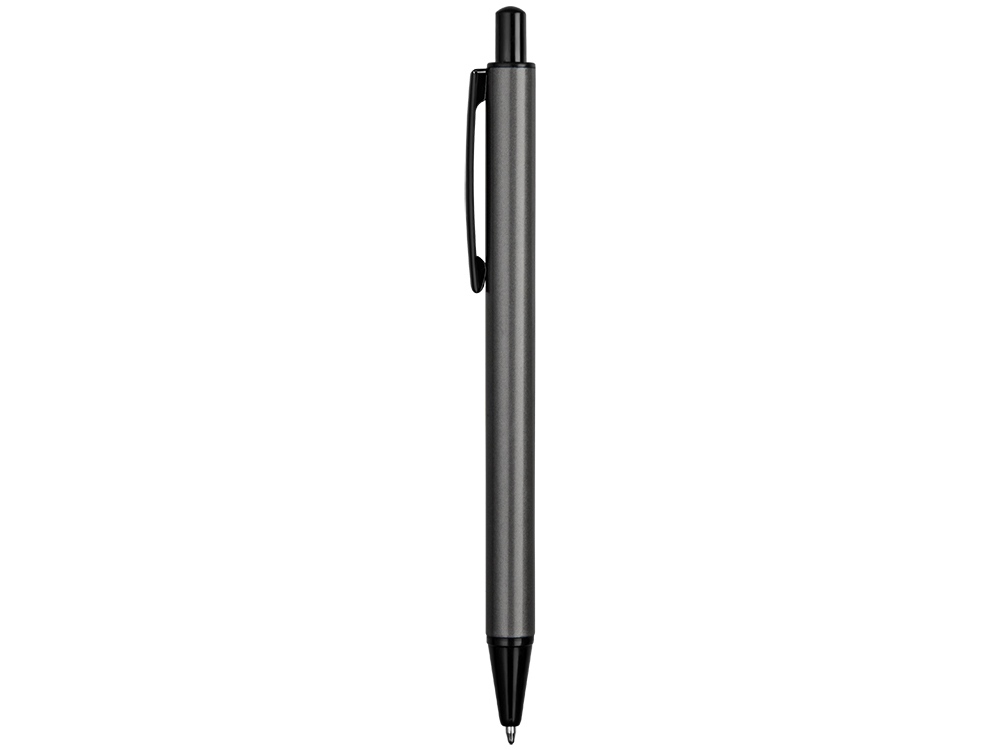Ручка металлическая шариковая Iron, серый/черный - купить оптом