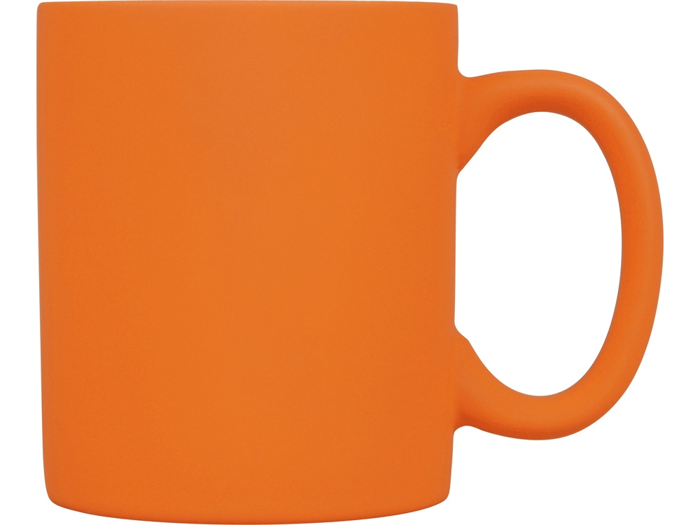 Кружка с покрытием soft-touch Barrel of a Gum, оранжевый - купить оптом