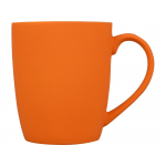 Кружка керамическая с покрытием софт тач оранжевая, оранжевый, фото 1