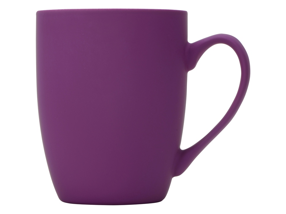 Кружка с покрытием soft-touch Tulip Gum, фиолетовый - купить оптом