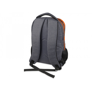 Рюкзак Metropolitan, серый с оранжевой молнией - купить оптом