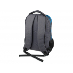 Рюкзак Metropolitan, серый с голубой молнией, фото 1