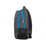 Рюкзак Metropolitan, серый с голубой молнией, фото 4