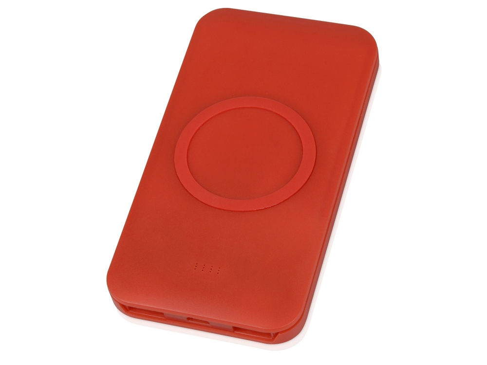 Портативное беспроводное зарядное устройство Impulse, 4000 mAh, красный - купить оптом
