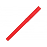 Ручка пластиковая шариковая трехгранная Nook с подставкой для телефона в колпачке, красный/белый, фото 3