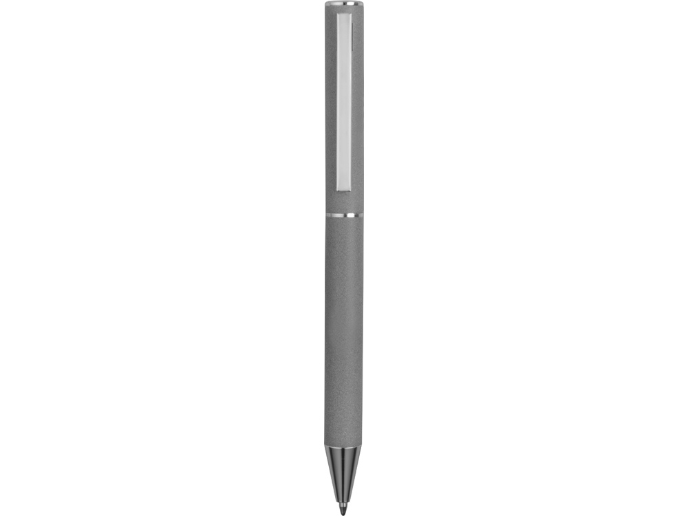 Ручка металлическая soft-touch шариковая Stone, серый/серебристый - купить оптом