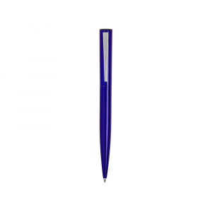 Ручка металлическая шариковая Icicle под полимерную наклейку, темно-синий - купить оптом