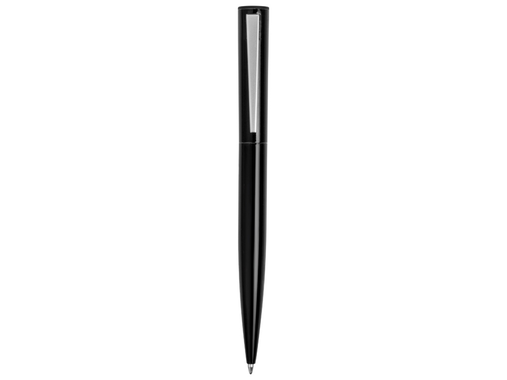 Ручка металлическая шариковая Icicle под полимерную наклейку, черный - купить оптом