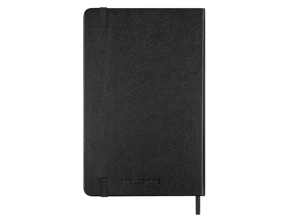 Записная книжка Moleskine Classic (в линейку) в твердой обложке, Medium (11,5x18 см), черный - купить оптом