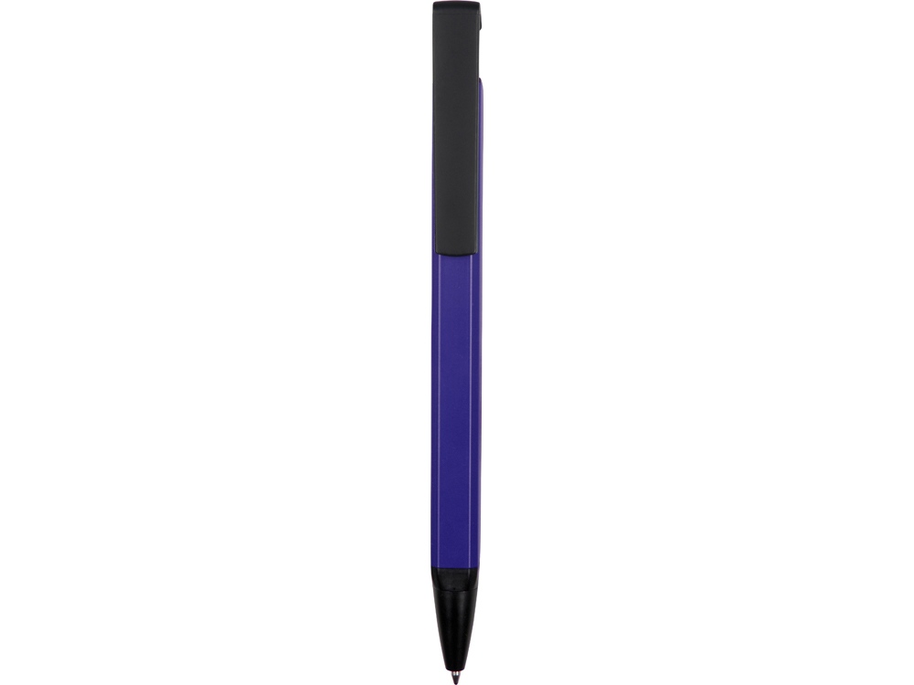 Ручка-подставка металлическая, Кипер Q, синий/черный - купить оптом