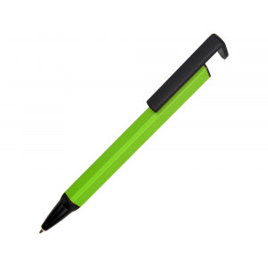 Ручка-подставка металлическая, Кипер Q, зеленое яблоко/черный - купить оптом
