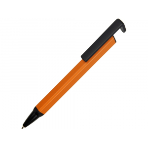 Ручка-подставка металлическая, Кипер Q, оранжевый/черный - купить оптом