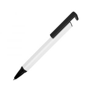 Ручка-подставка металлическая, Кипер Q, белый/черный - купить оптом