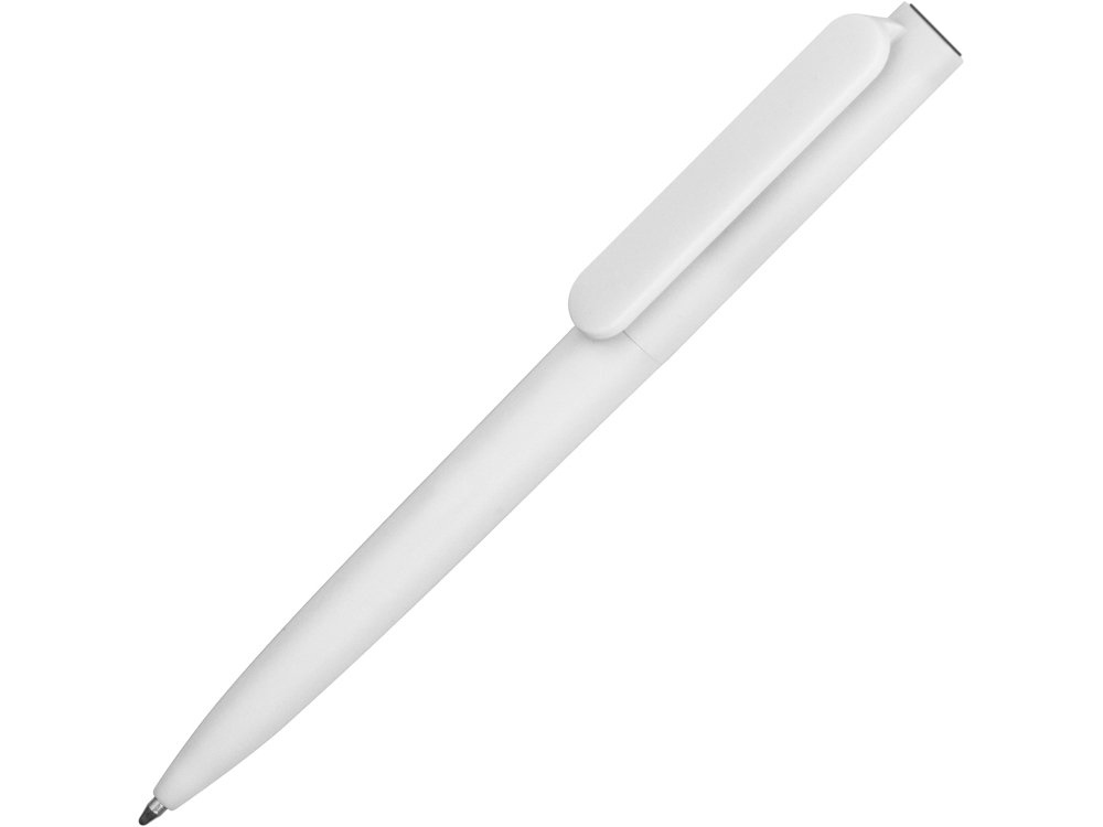 Ручка пластиковая шариковая Umbo, белый/черный - купить оптом