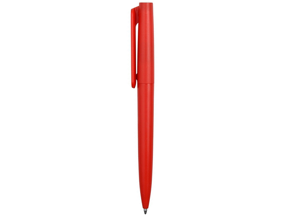 Ручка пластиковая шариковая Umbo, красный/белый - купить оптом