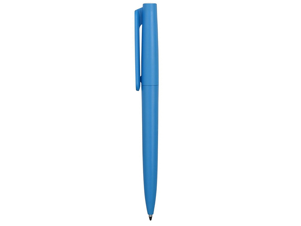 Ручка пластиковая шариковая Umbo, голубой/белый - купить оптом