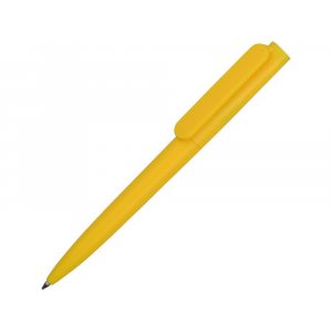 Ручка пластиковая шариковая Umbo, желтый/черный - купить оптом