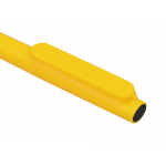 Ручка пластиковая шариковая Umbo, желтый/черный, фото 3