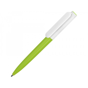 Ручка пластиковая шариковая Umbo BiColor, зеленое яблоко/белый - купить оптом